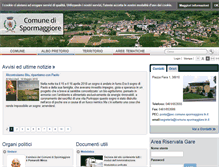 Tablet Screenshot of comune.spormaggiore.tn.it